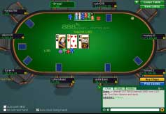 Miniature d'une table de 888 Poker